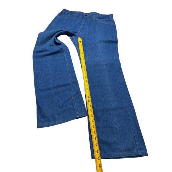 Vintage 1980s LEVI'S Skosh More Room Orange Tab Denim Men's Jeans Unworn 34x29 - Picture 7 of 13